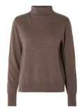 Thea Hanni Ls Knit T-Neck - Delicioso