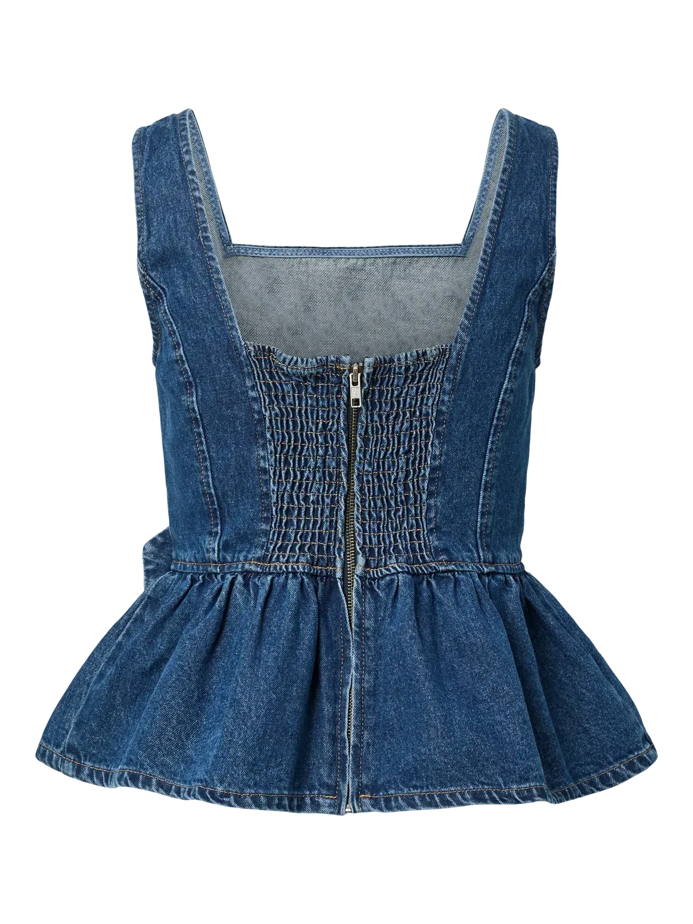 Yaselsie SL Peplum Denimtopp