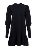 Yasines LS Knit Dress - Black