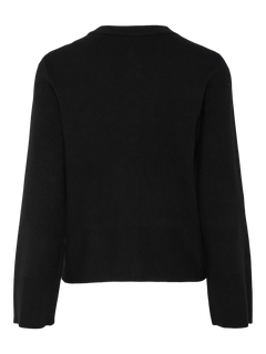 Yaspimi Ls Knit Cardigan S. - Black