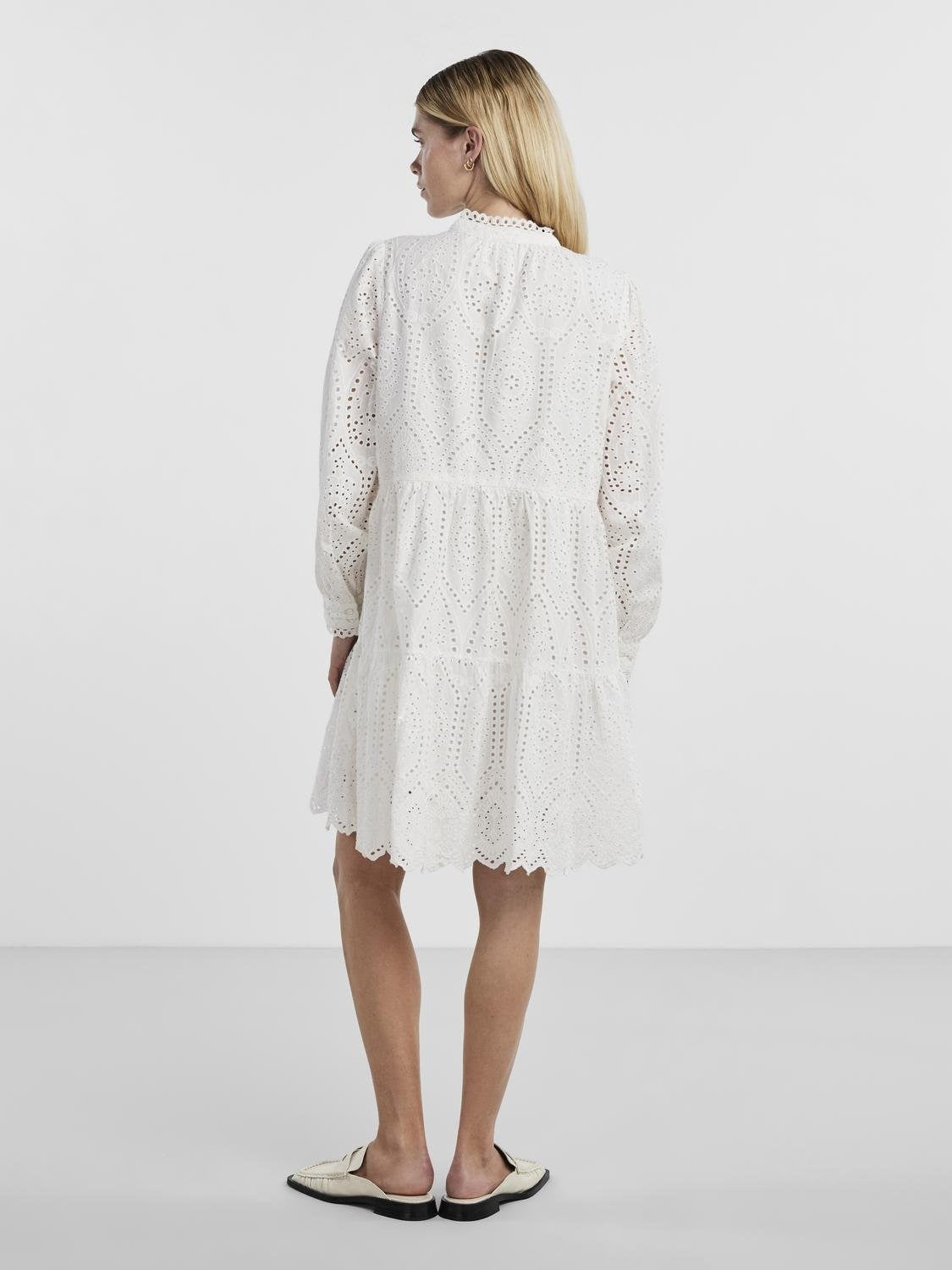 Y.A.S Yasholi LS Dress - Star White