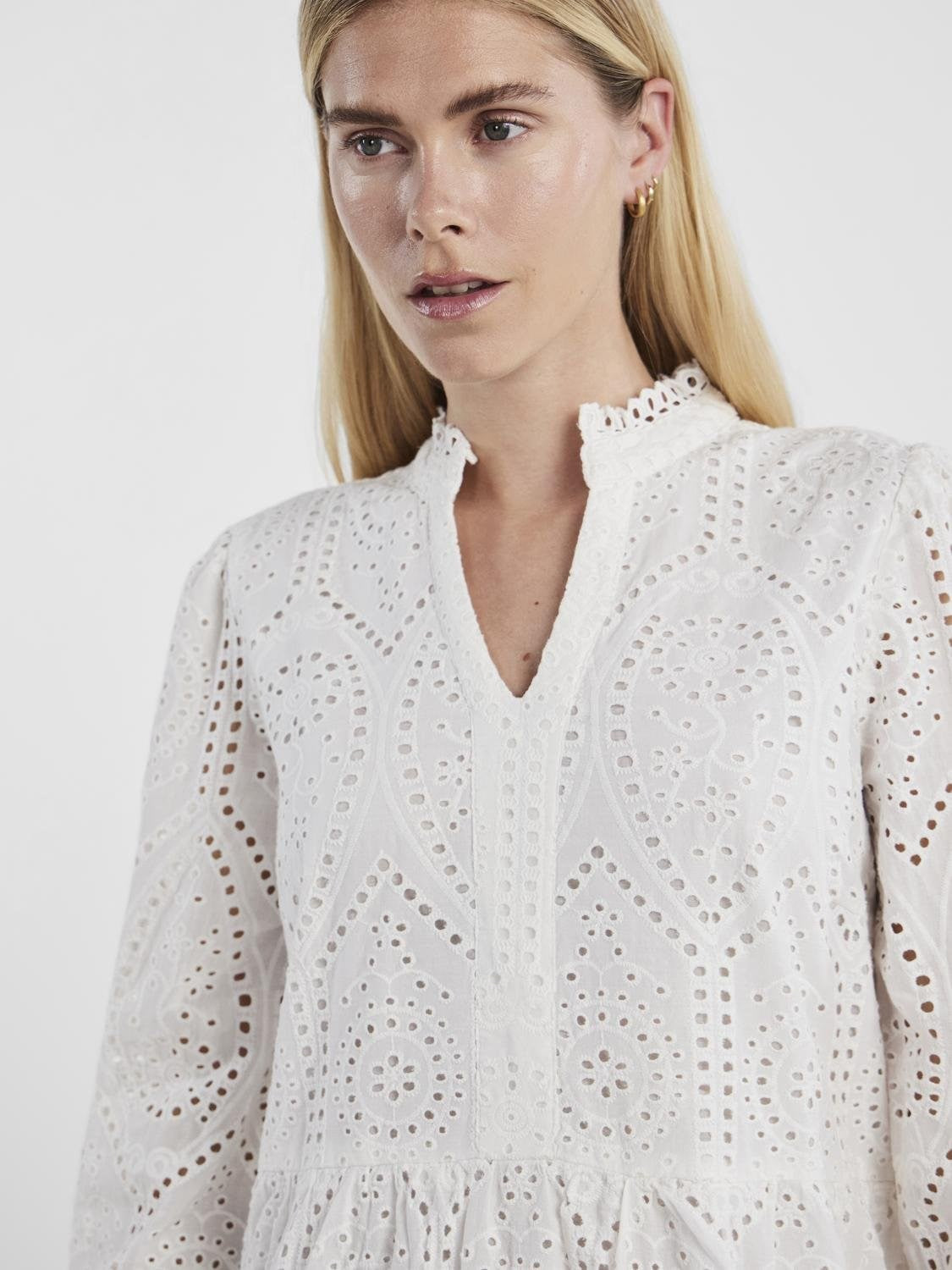 Y.A.S Yasholi LS Dress - Star White