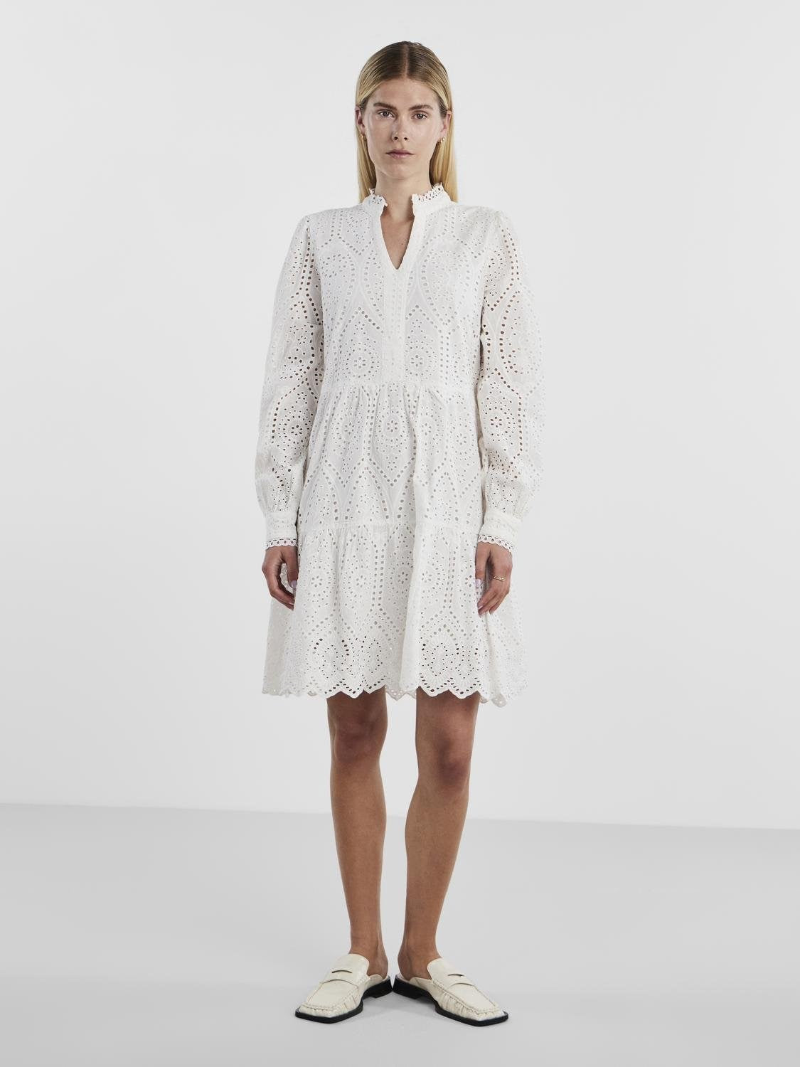 Y.A.S Yasholi LS Dress - Star White