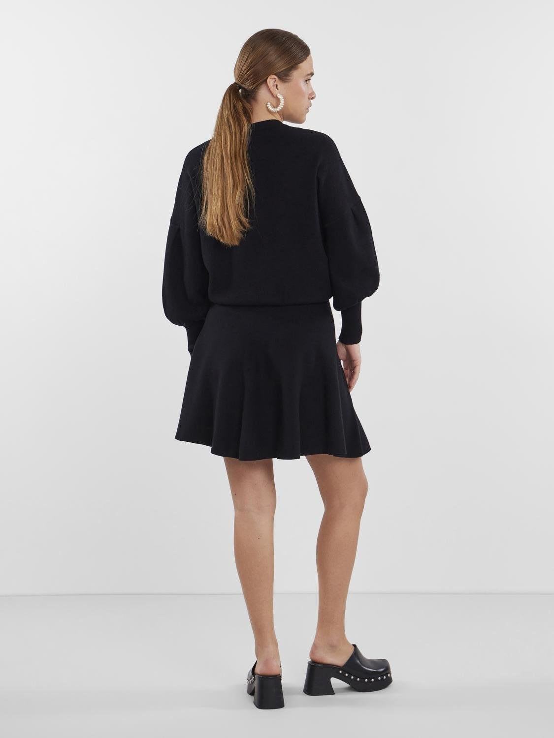 Yasfonny Ls Knit Cardigan S. - Svart