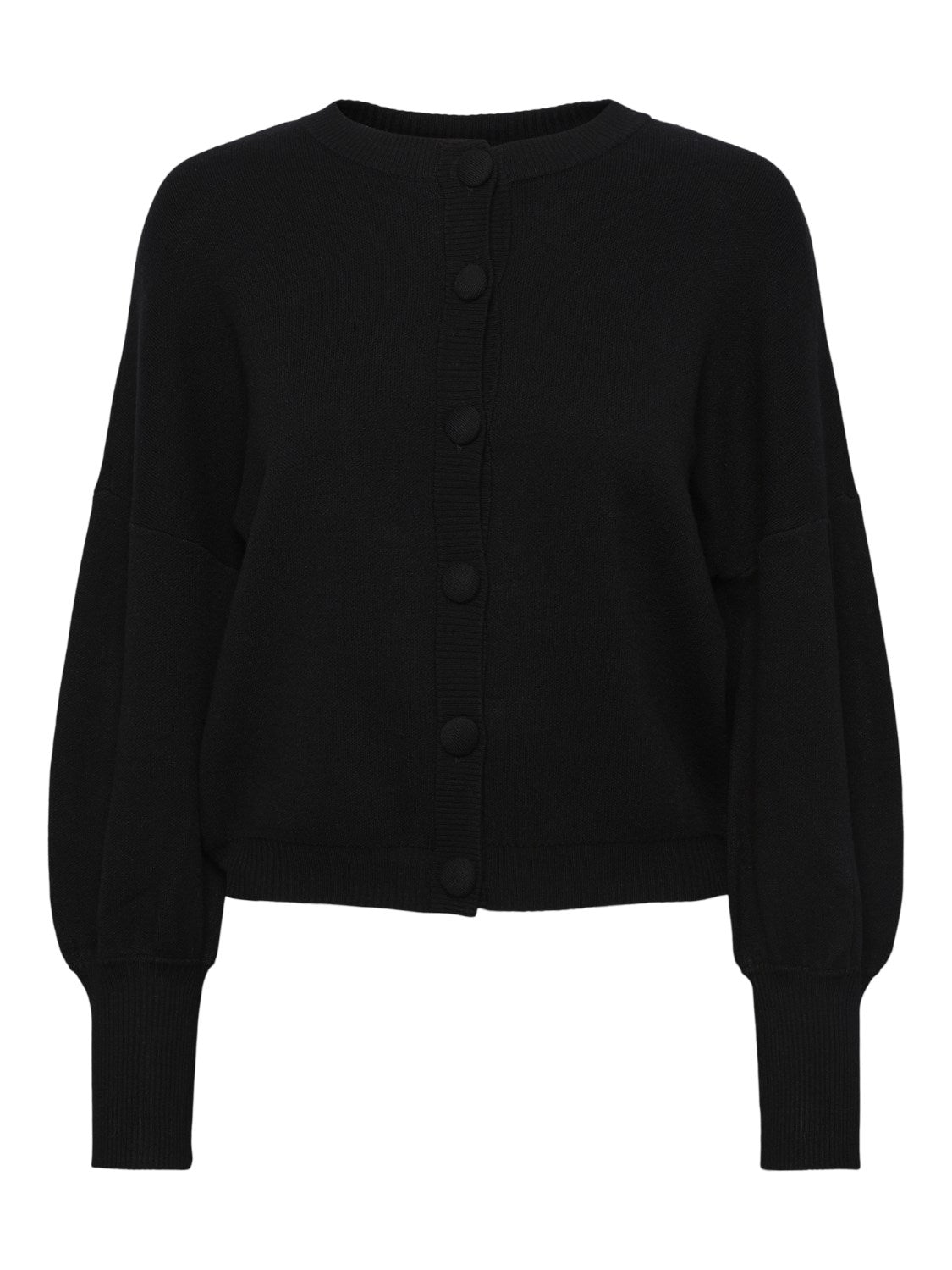 Yasfonny Ls Knit Cardigan S. - Svart