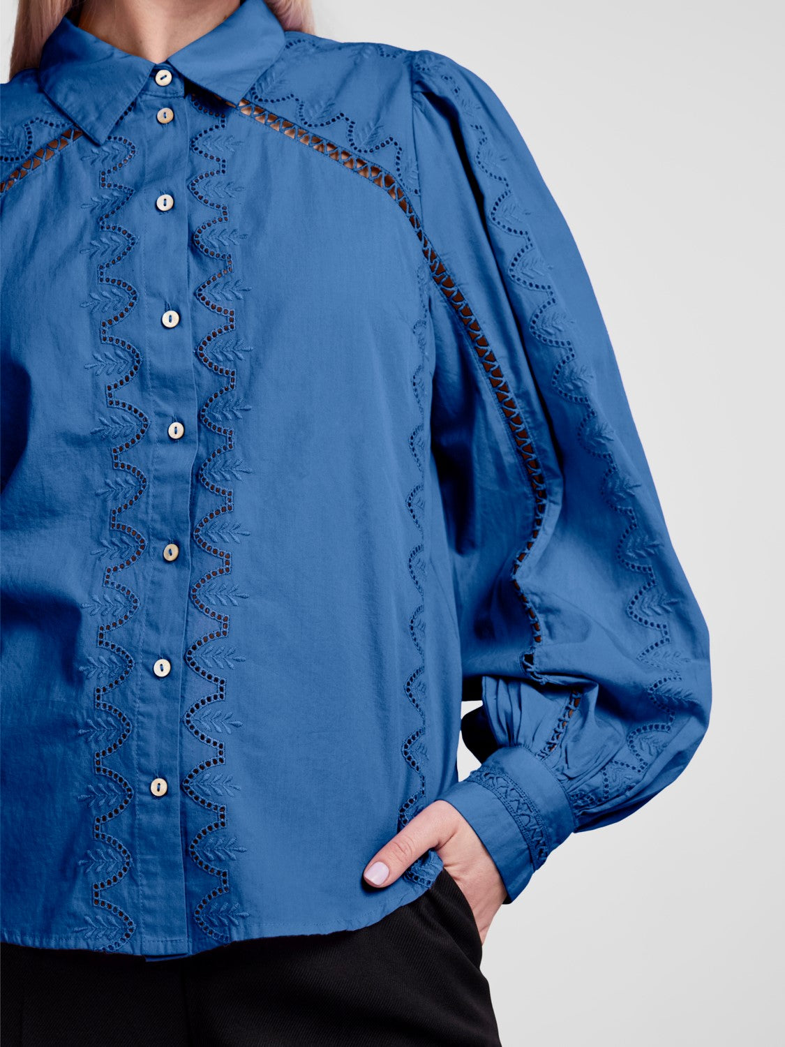 Yaskenora LS Shirt - Federal Blue