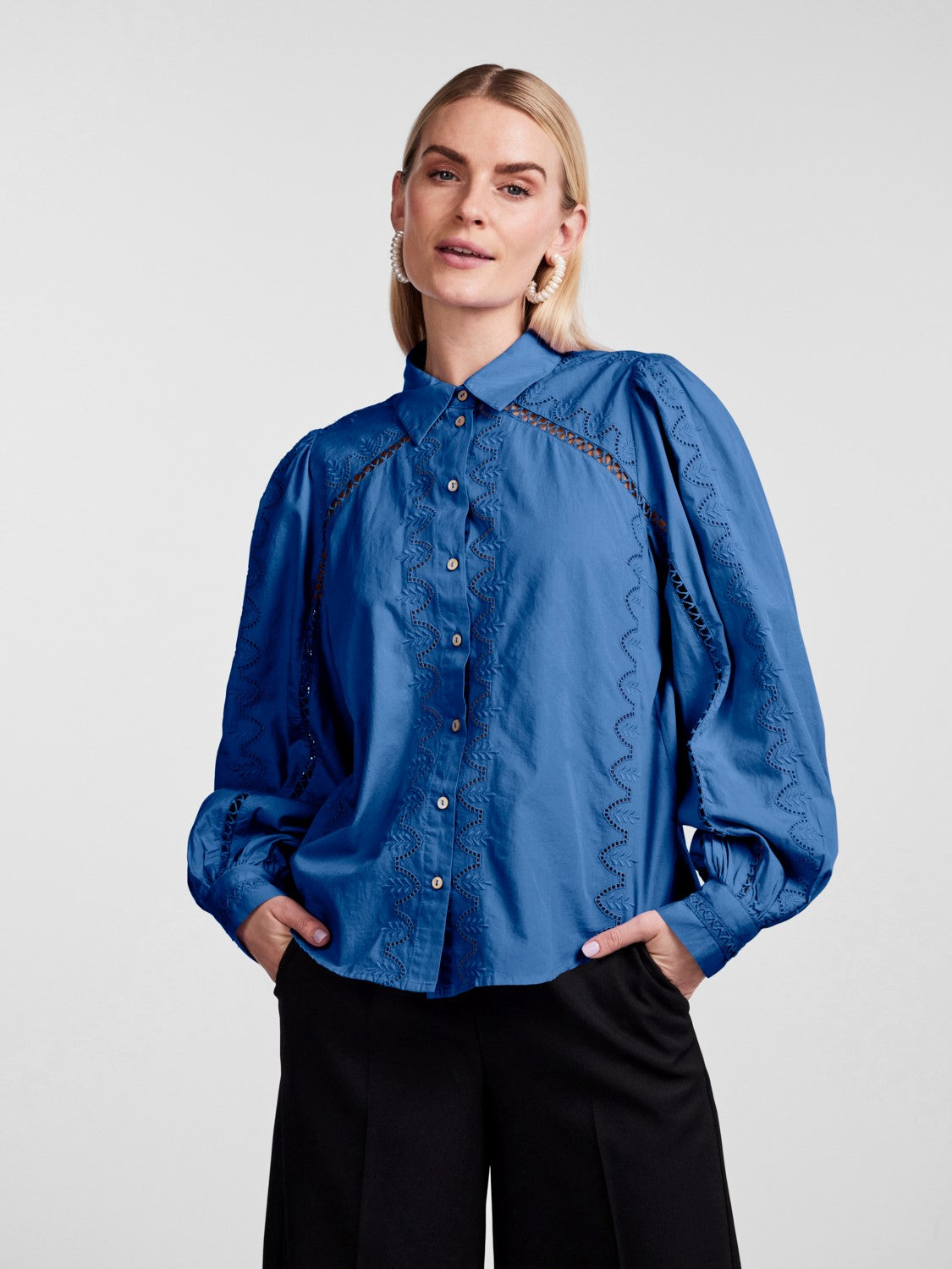 Yaskenora LS Shirt - Federal Blue