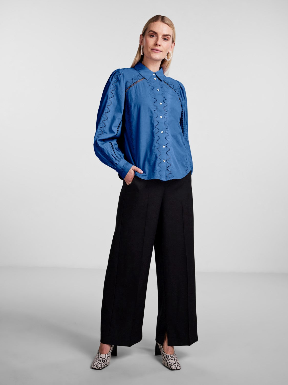 Yaskenora LS Shirt - Federal Blue