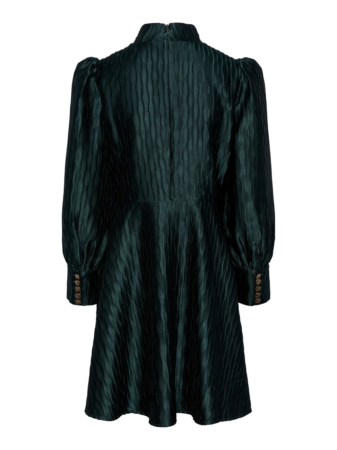 Yasripple LS Dress - Scarab