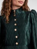 Yasripple LS Dress - Scarab