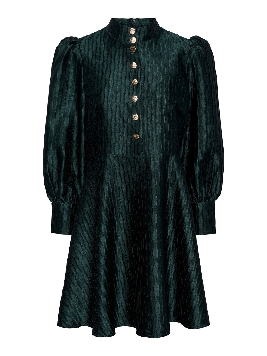 Yasripple LS Dress - Scarab