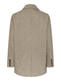 Yassummer LS Wool Mix Blazer - Toasted Coconut