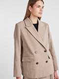 Yassummer LS Wool Mix Blazer - Toasted Coconut