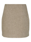 Yassummer HW Short Wool Mix Skirt - Toasted Coconut