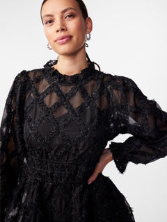 Yasharlie LS Dress - Black