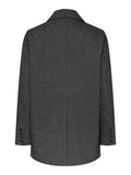 Yassummer LS Wool Mix Blazer - Grey Melange