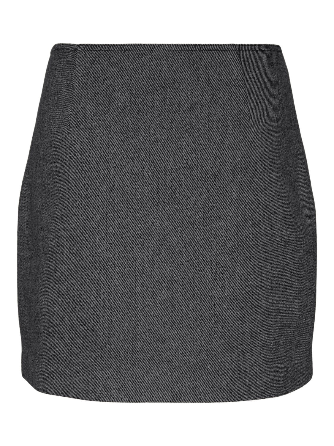 Yassummer HW Short Wool Mix Skirt - Grey Melange