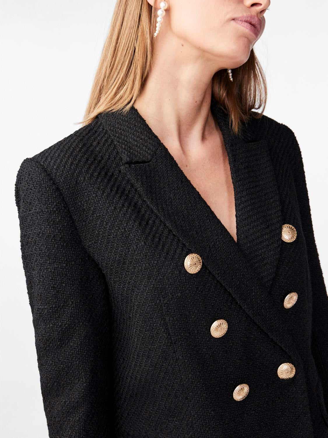Yasemera LS Blazer - Black