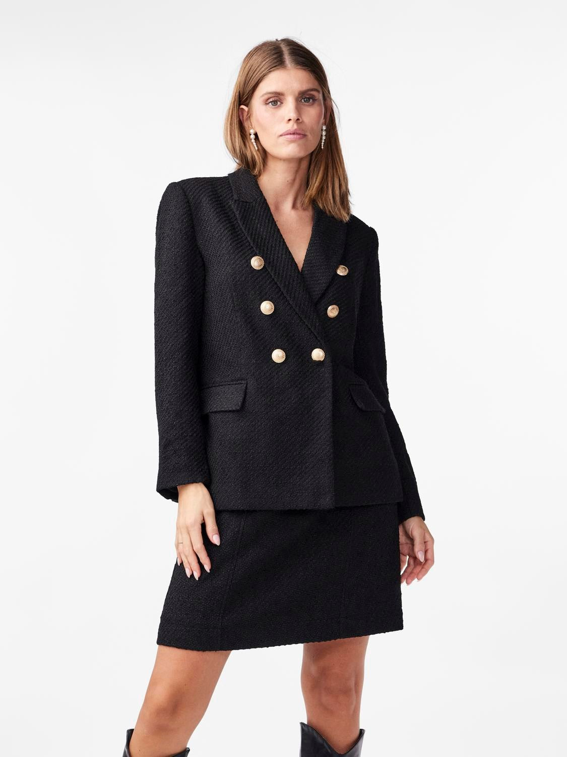 Yasemera LS Blazer - Black