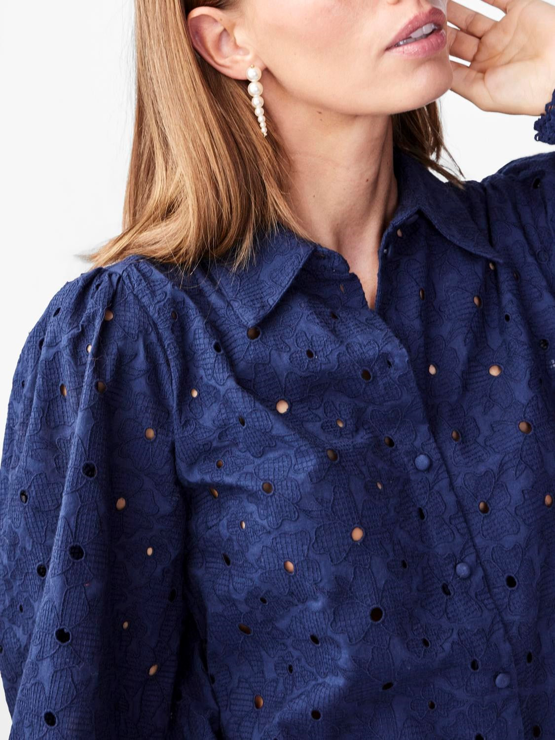 Yassurio LS Shirt S - Dress Blues