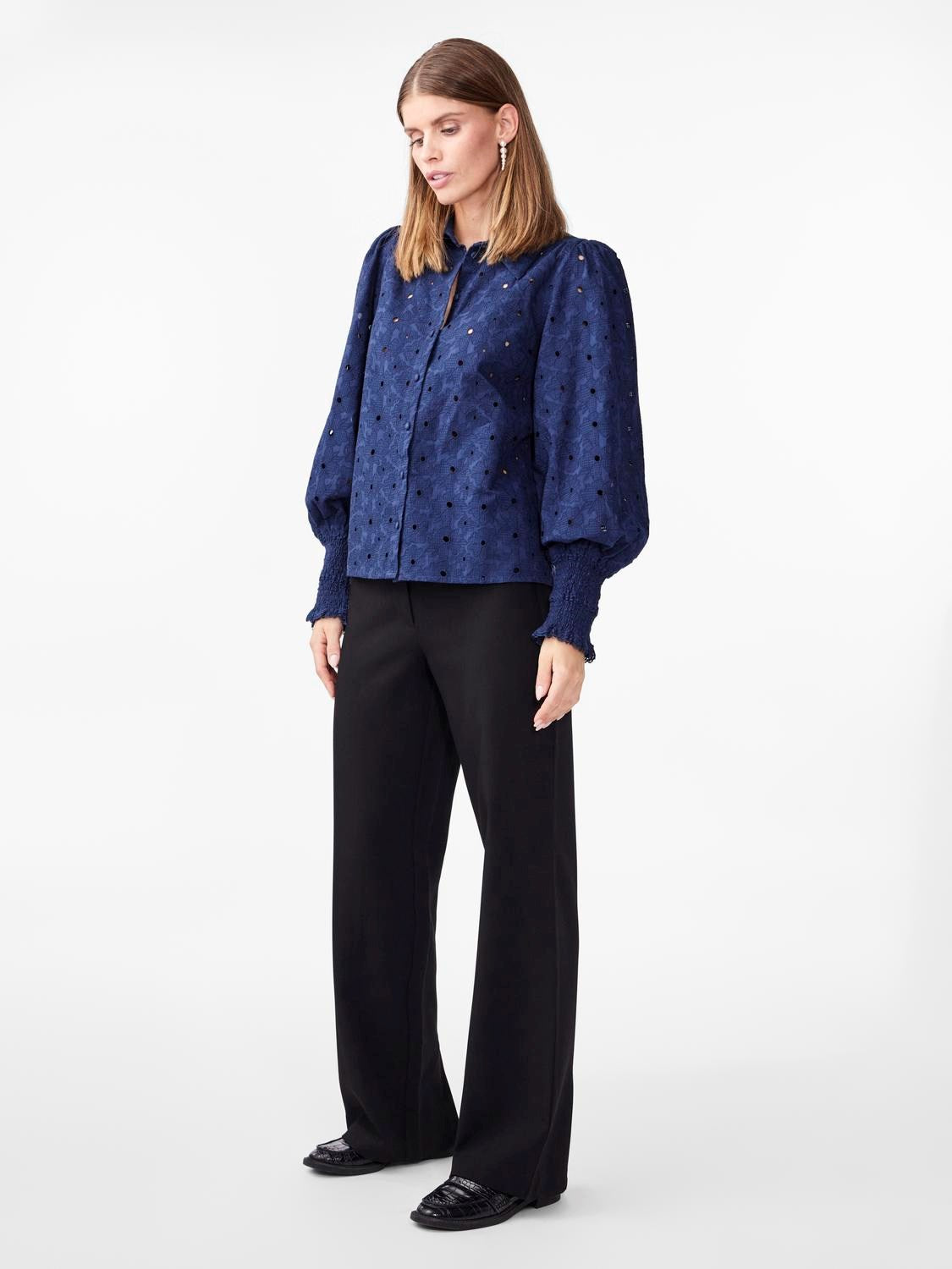 Yassurio LS Shirt S - Dress Blues