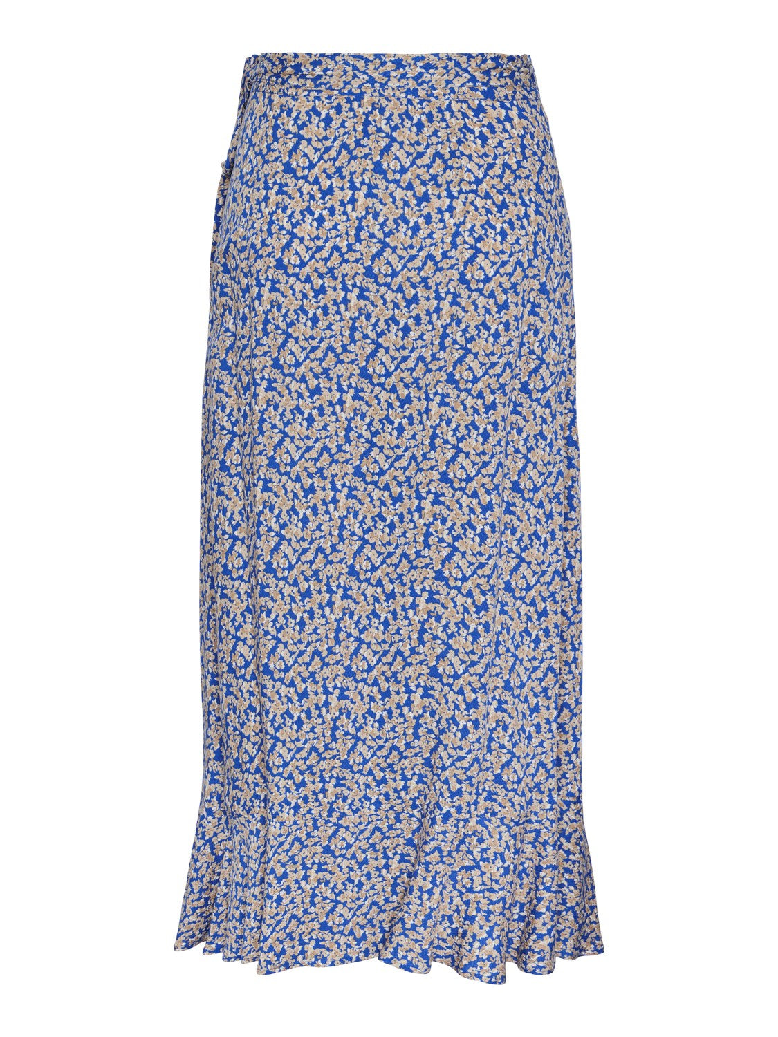 Yasalira Hw Long Wrap Skirt S. - Bluing Ditsy Flower