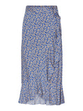 Yasalira Hw Long Wrap Skirt S. - Bluing Ditsy Flower