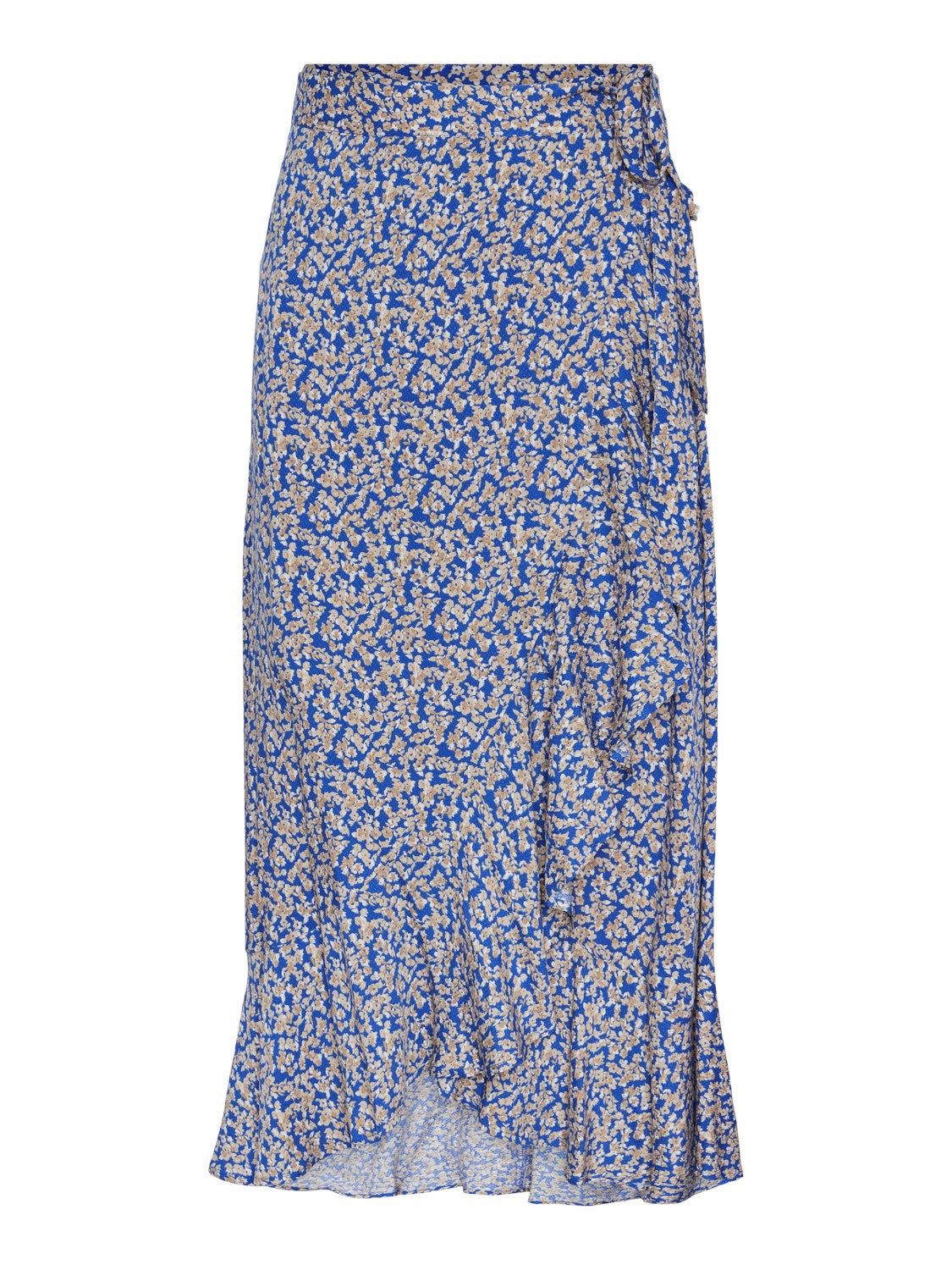 Yasalira Hw Long Wrap Skirt S. - Bluing Ditsy Flower