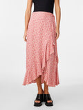 Yasalira Hw Long Wrap Skirt - Irish Cream Ditsy Flower