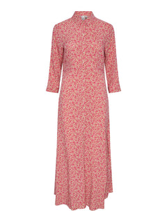 Yassavanna Long Shirt Dress S. - Irish Cream Ditsy Flower