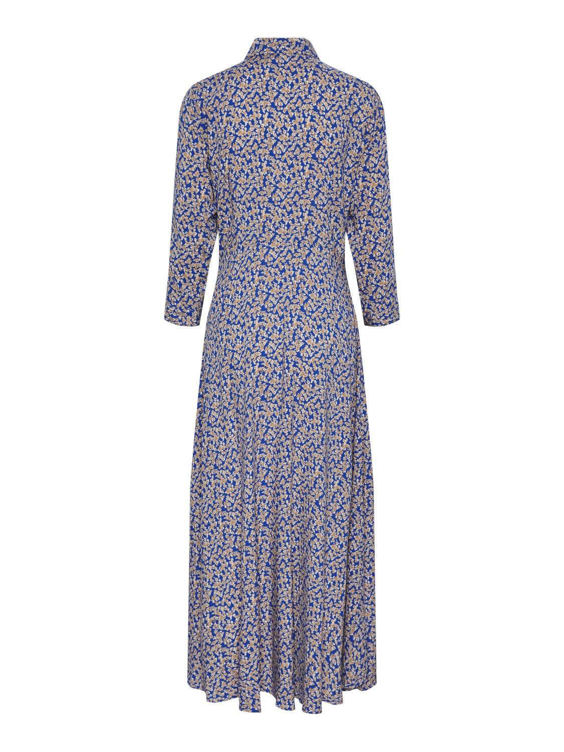 Yassavanna Long Shirt Dress - Bluing Ditsy Flower