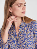 Yassavanna Long Shirt Dress - Bluing Ditsy Flower