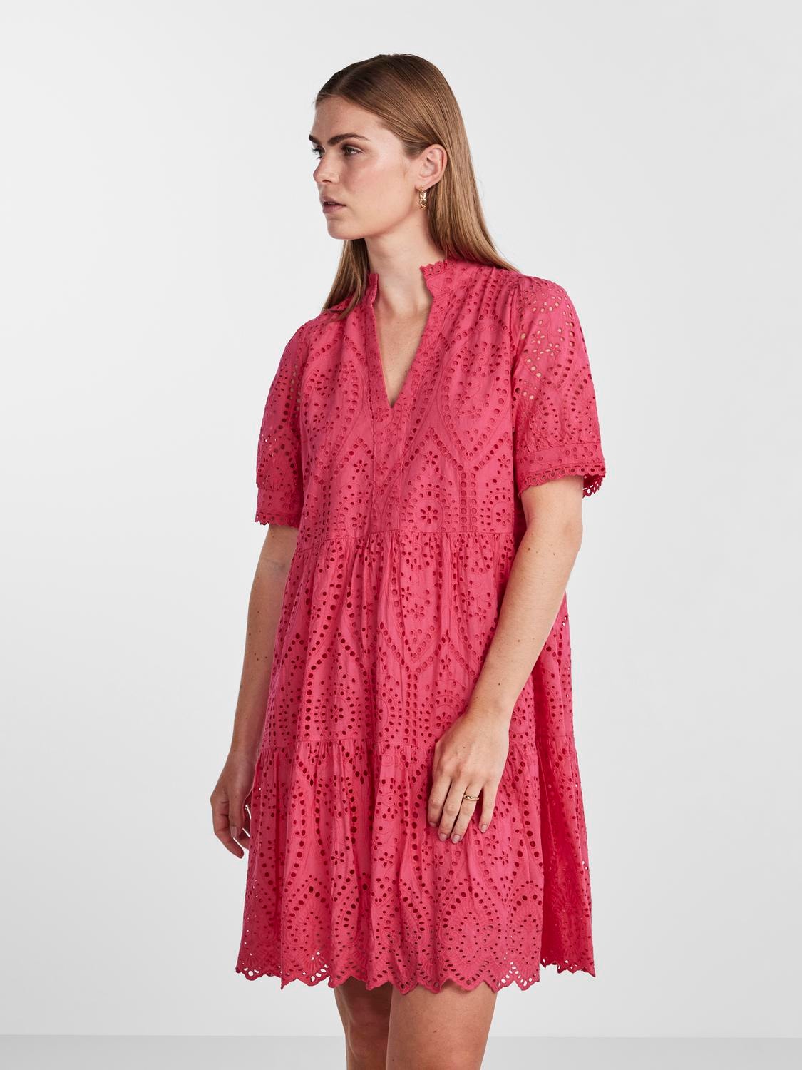 Yasholi SS klänning - Raspberry Sorbet
