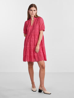 Yasholi Ss Dress S. - Raspberry Sorbet