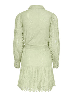 Yasholi Ls Belt Dress S. - Quiet Green