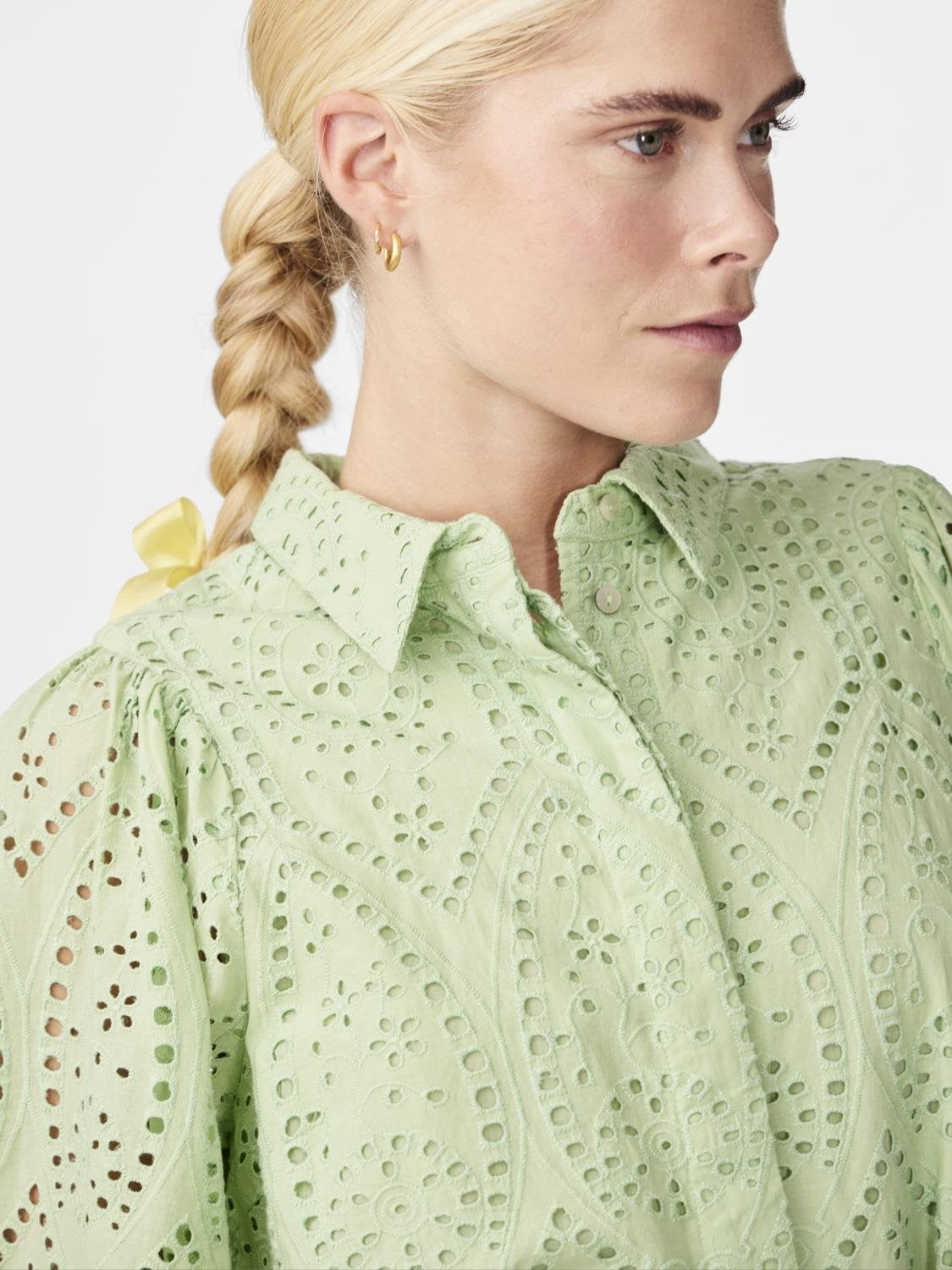 Y.A.S Yasholi LS Belt Dress - Quiet Green