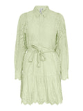 Y.A.S Yasholi LS Belt Dress - Quiet Green