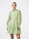 Y.A.S Yasholi LS Belt Dress - Quiet Green