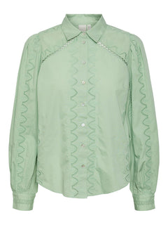 Yaskenora LS Shirt S. - Quiet Green
