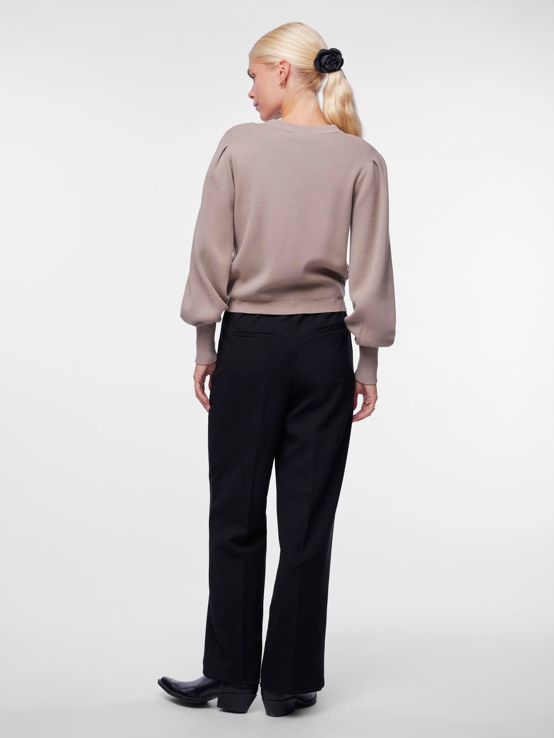 Y.A.S Yasfonny Ls Knit Cardigan - Fungi