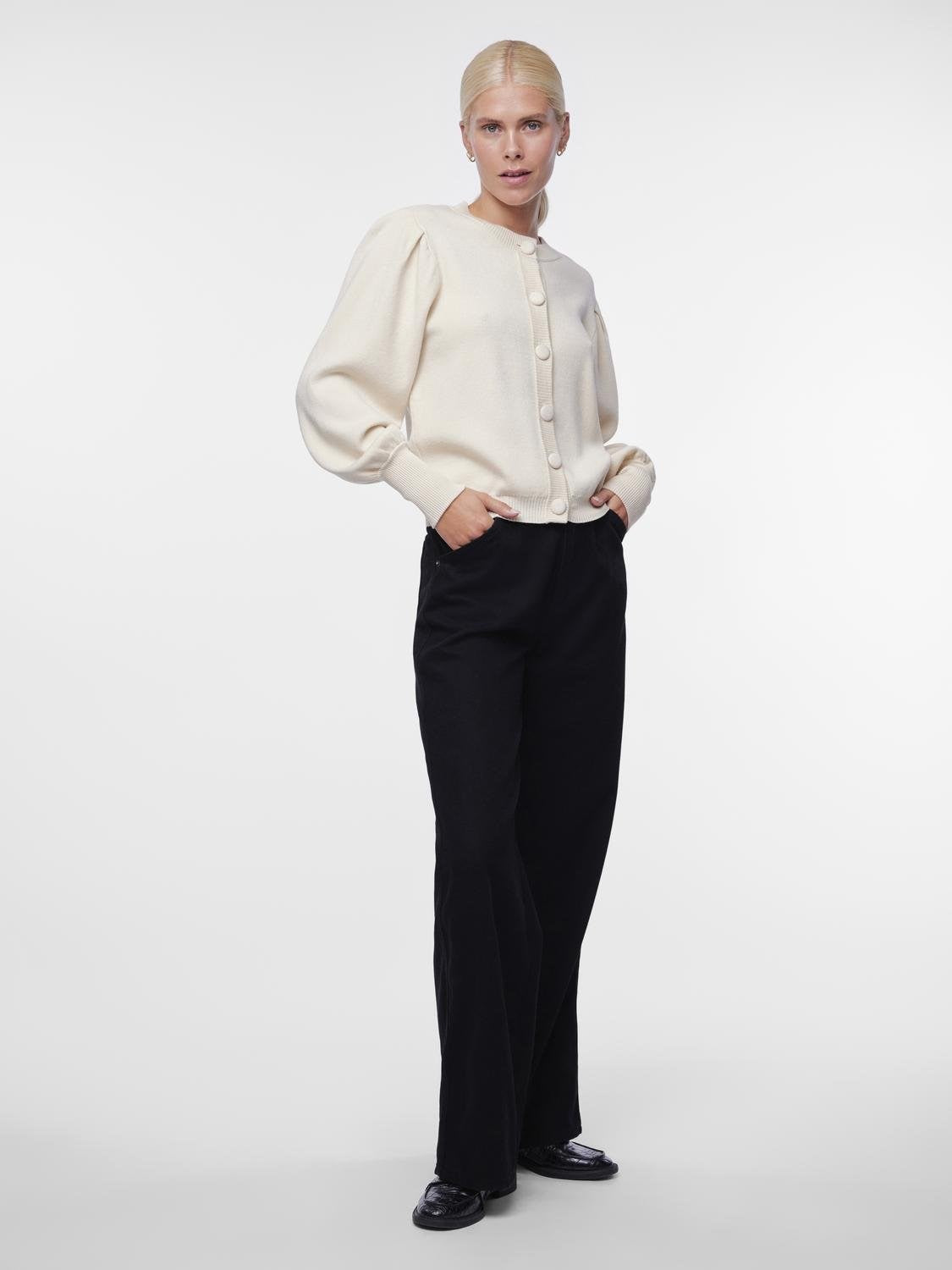 Yasfonny Ls Knit Cardigan S. - Birch