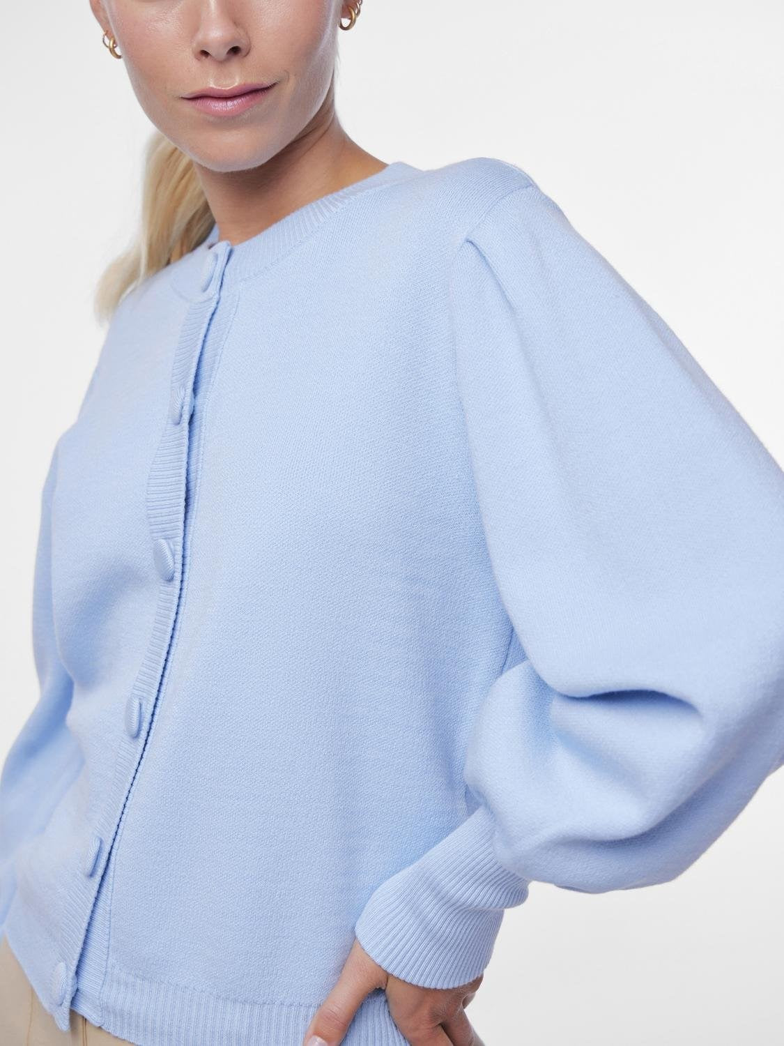 Y.A.S Yasfonny LS Knit Cardigan - Clear Sky