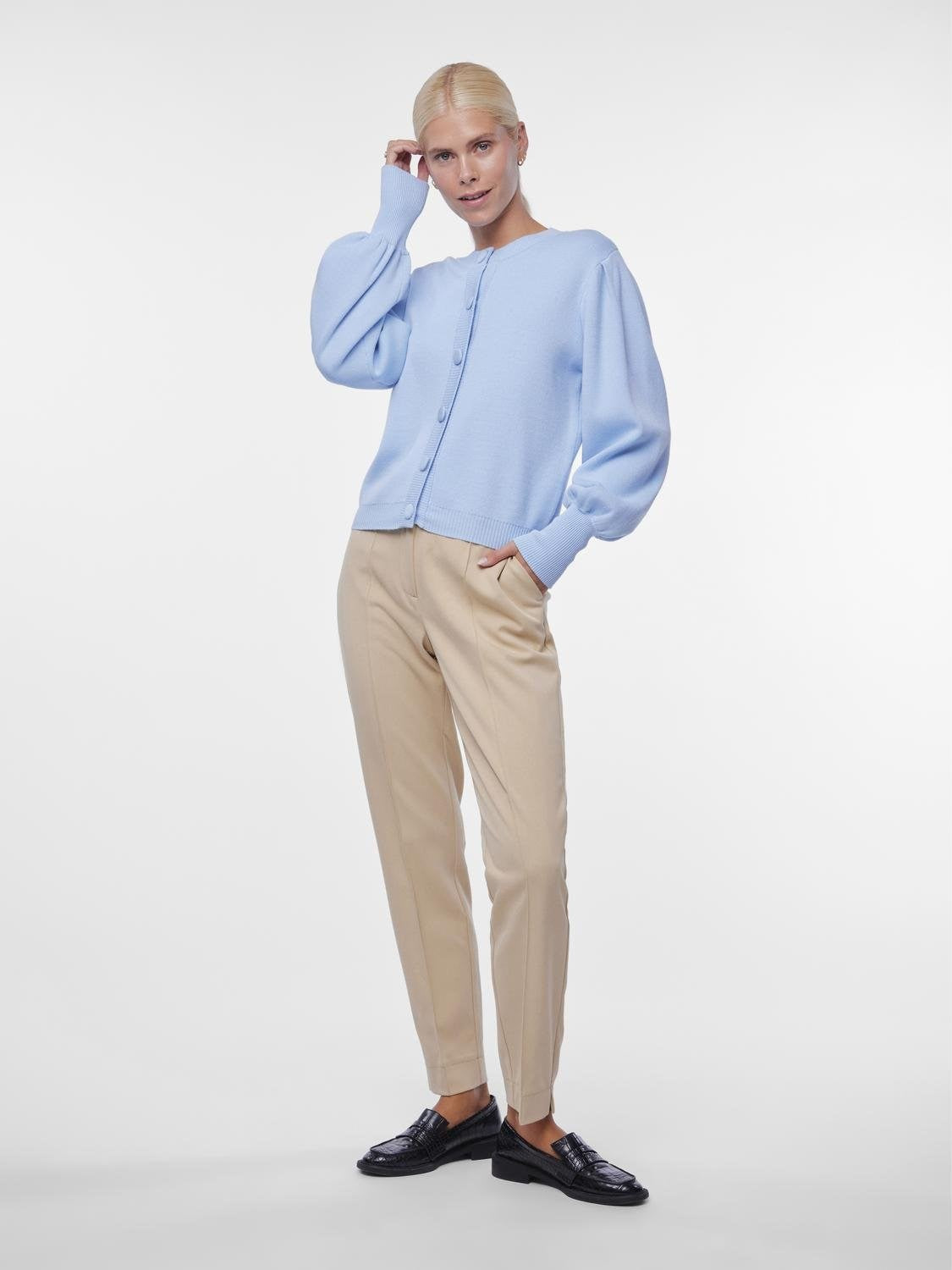 Y.A.S Yasfonny LS Knit Cardigan - Clear Sky