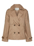 Yasmagda Ls Short Trenchcoat - Savannah Tan