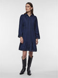 Yasjanna 7/8 Dress - Dress Blues