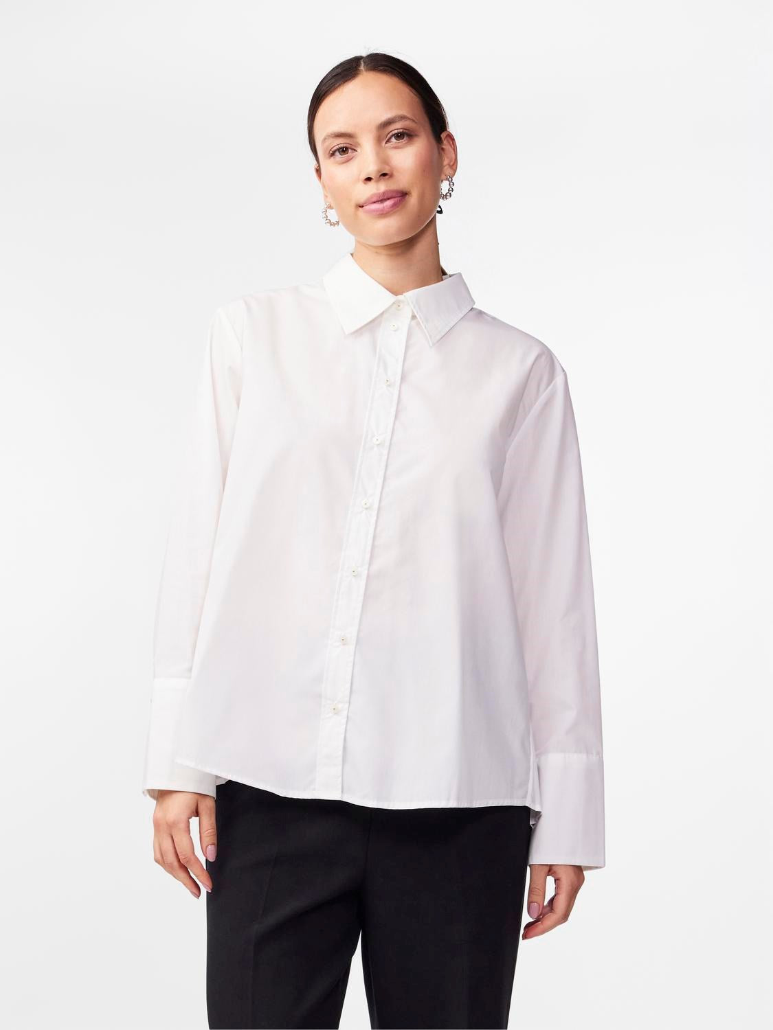 Yasroya Ls Shirt S. - Star White