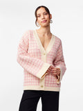 Yasliviana Ls Knit Cardigan - Birch Rasberry Sorbet/Pirouette