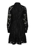 Yasstilla Ls Lace Dress - Black