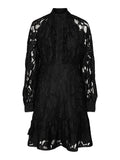 Yasstilla Ls Lace Dress - Black