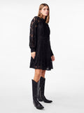 Yasstilla Ls Lace Dress - Black